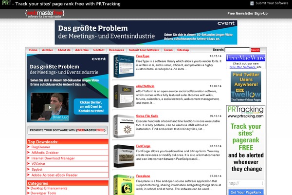 webmasterfree.com site used Webmasterfree