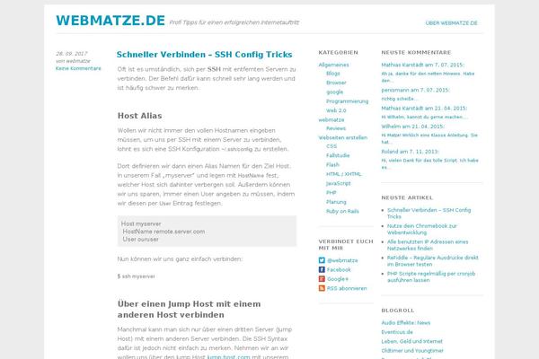 WordPress website example screenshot