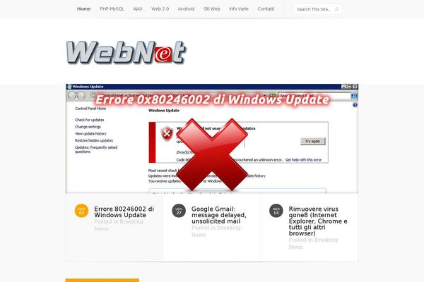 webnet-italia.it site used Webnet