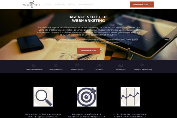 WordPress website example screenshot