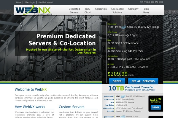 webnx theme websites examples