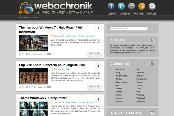 WordPress website example screenshot