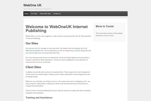 weboneuk.com site used Responsive-childtheme