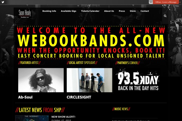 webookbands.com site used Nitepop