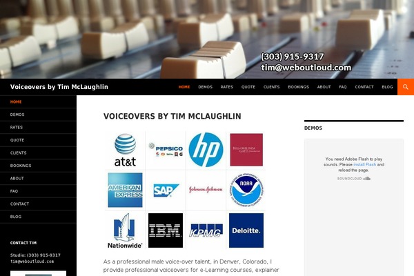 Twenty Fourteen theme site design template sample
