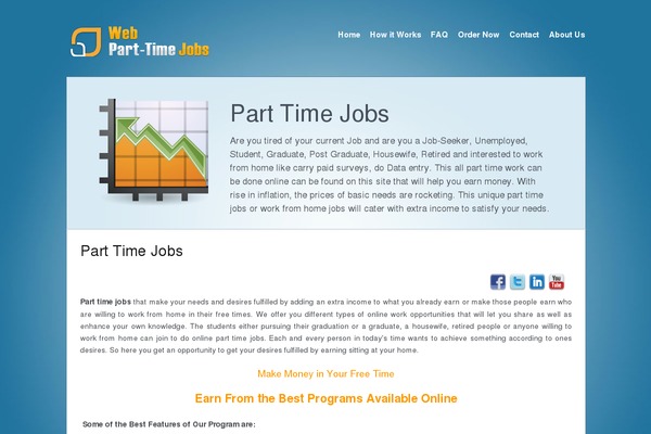 webparttimejobs.com site used Pthe