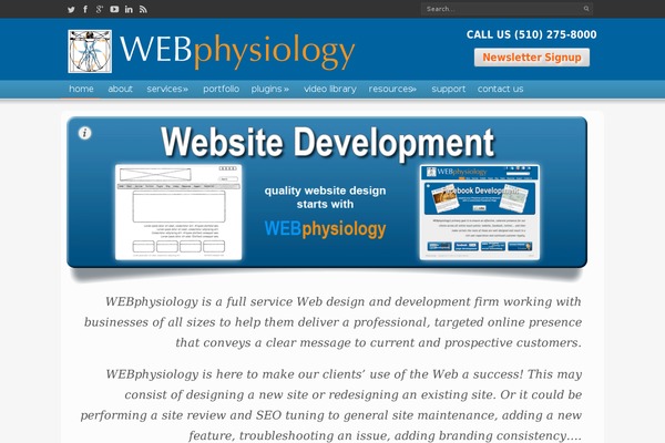 webphysiology.com site used Webphysiology
