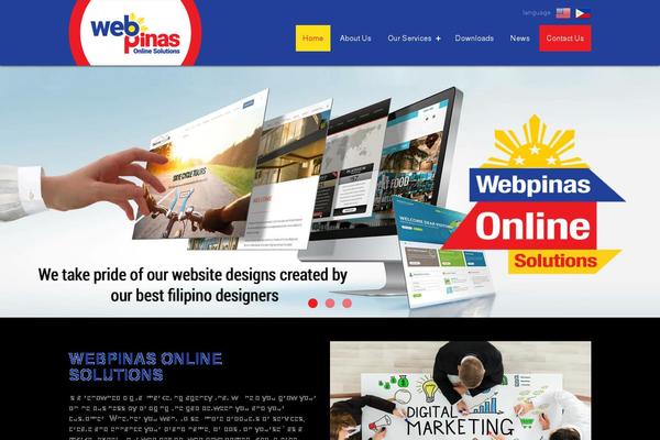 webpinas.com site used Webpinas