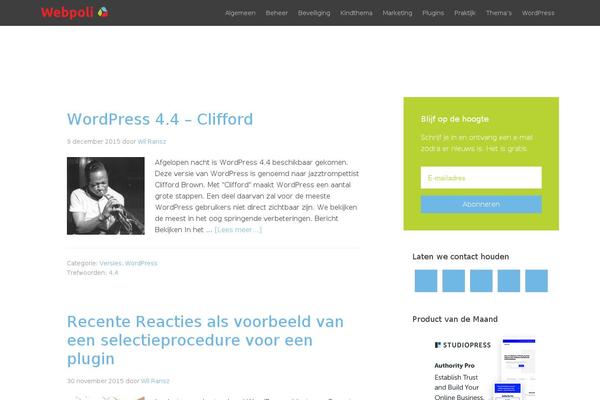 webpoli.nl site used Webpoli