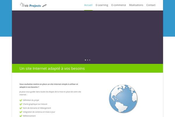 webprojects.fr site used Divi