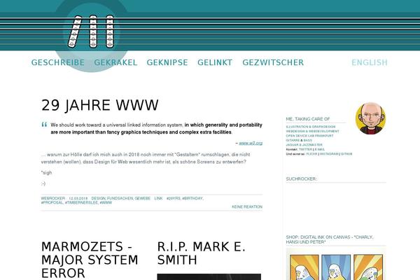 webrocker.de site used Wbr-theme