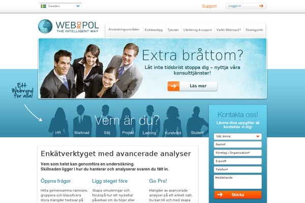 webropol.se site used Webropol