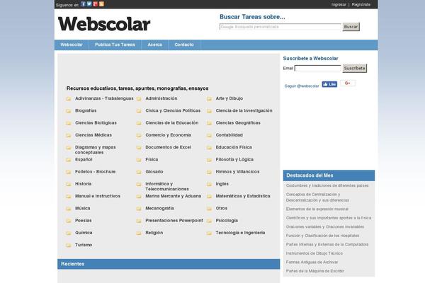 webscolar.com site used Webscolar