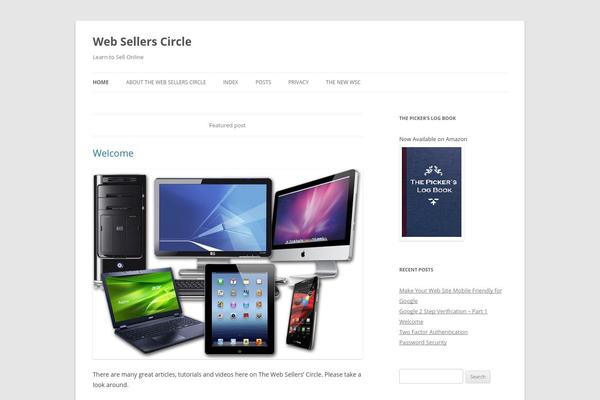 Twenty Twelve theme site design template sample