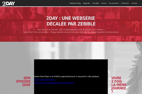 webserie-2day.fr site used Cubus