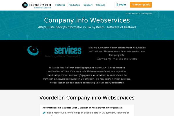 webservices.nl site used Webservices