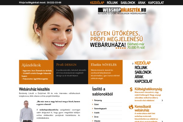 webshopvalasztek.hu site used Theme1162