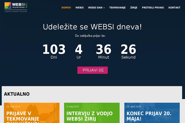 websi.si site used Websi