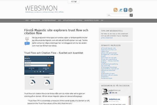 websimon.se site used Websimon_theme