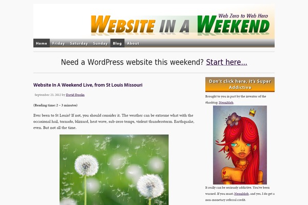 website-in-a-weekend.net site used Exposed