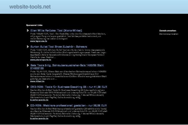 website-tools.net site used Websitetoolscustom