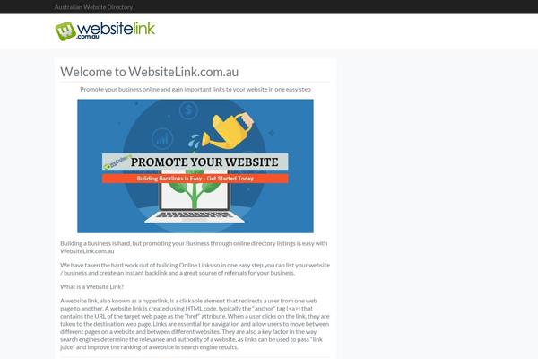 websitelink.com.au site used Directory Starter