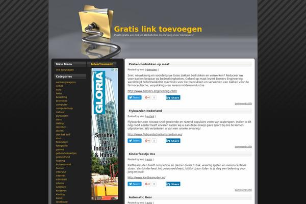 websitelink.nl site used Directorydelight