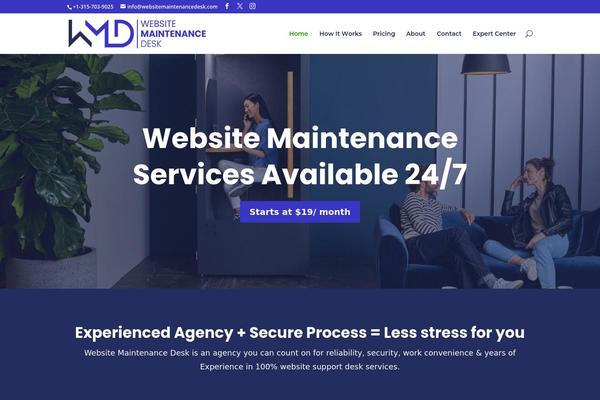 Divi theme site design template sample