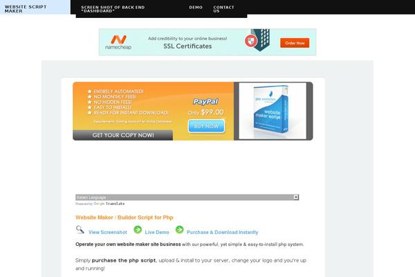 websitemakerscript.com site used Stretch