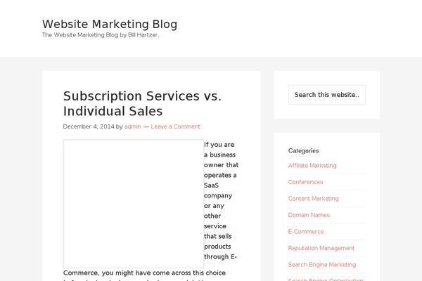 Genesis theme site design template sample