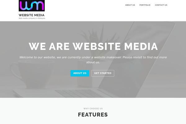 WordPress website example screenshot