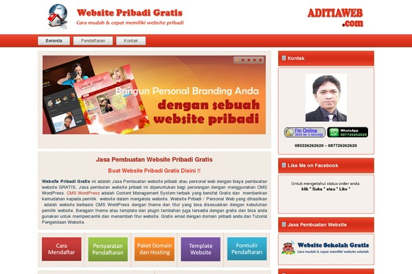 websitepribadigratis.web.id site used Websitepribadigratis2