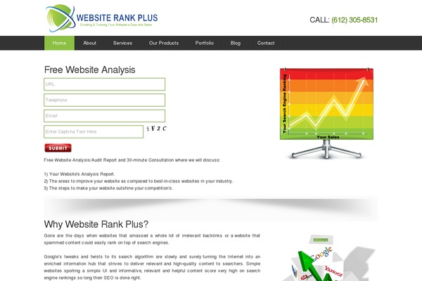 Avada theme site design template sample