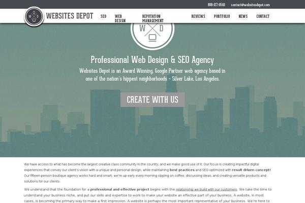 Wordpress-shuttle theme site design template sample