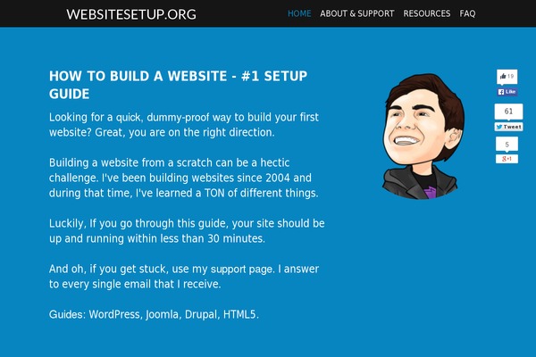 websitesetup.org site used Websitesetup-child-theme-master