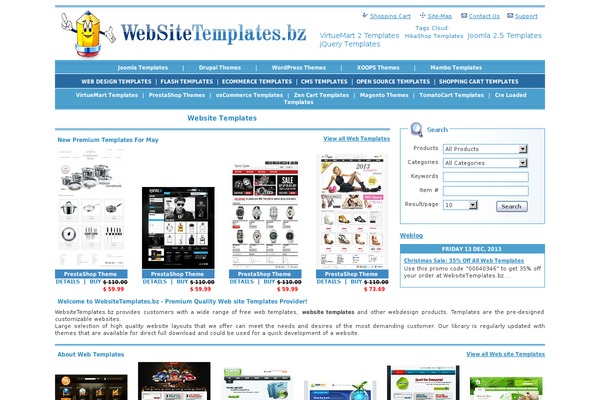 websitetemplates.bz site used Blog-mantra