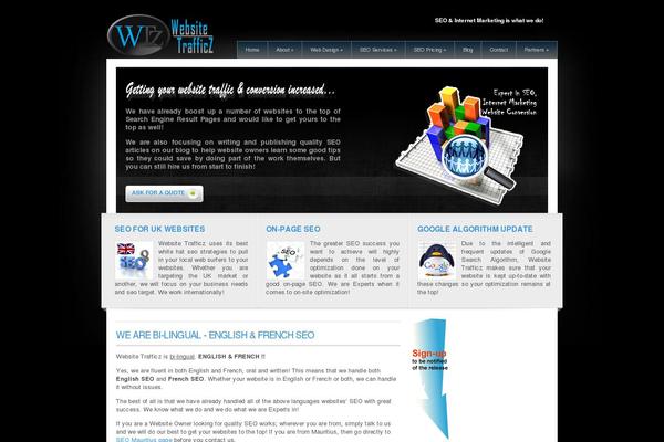 websitetrafficz.com site used Cloudme-child
