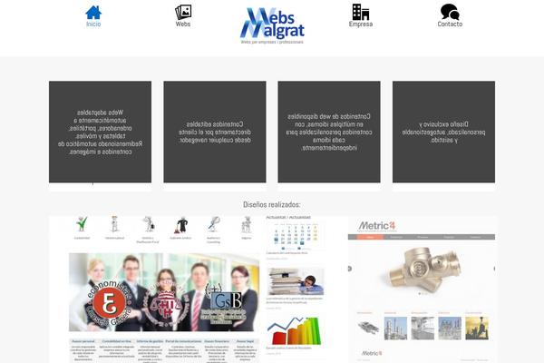 WordPress website example screenshot