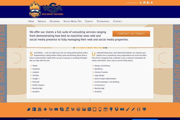Modular theme site design template sample