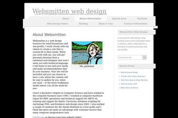 voidy theme site design template sample