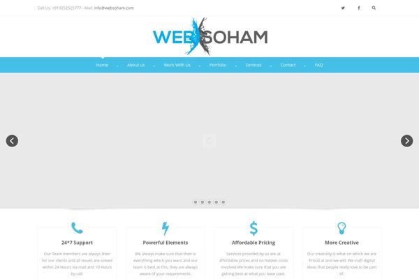 websoham.com site used Websoham