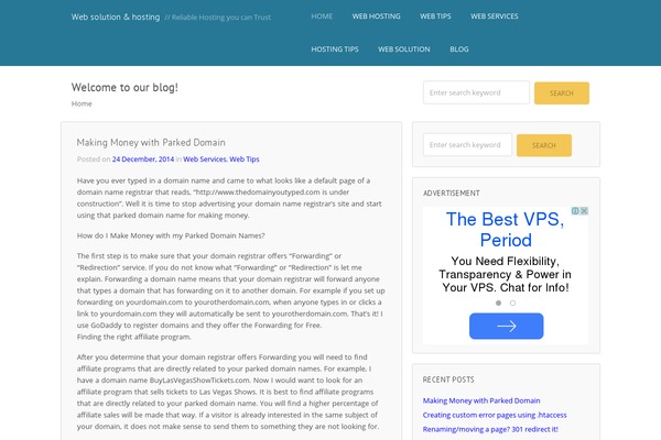 Wordpost theme site design template sample