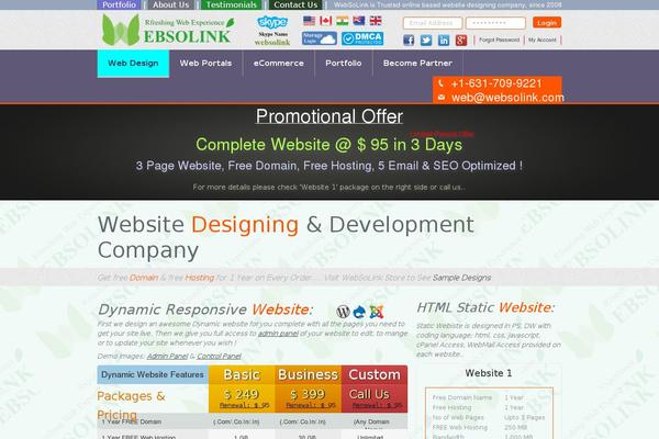 websolink.com site used Websolink