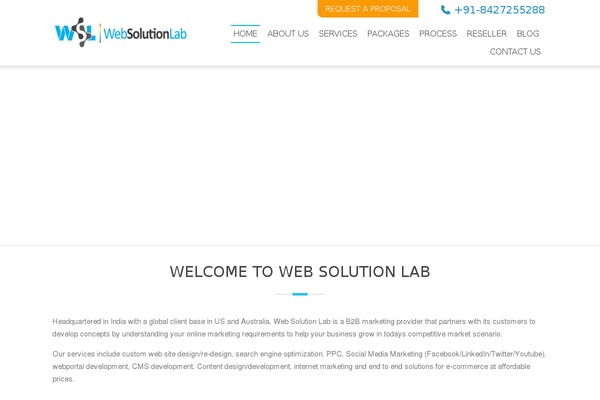 websolutionlab.com site used Websolutionlab