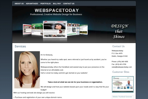 webspacetoday.com site used Webspacetoday