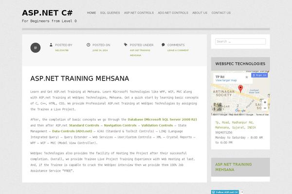 WordPress website example screenshot