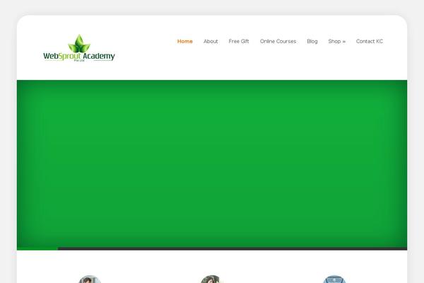 WordPress website example screenshot