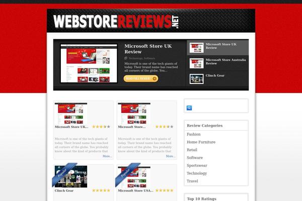 Proreview theme site design template sample