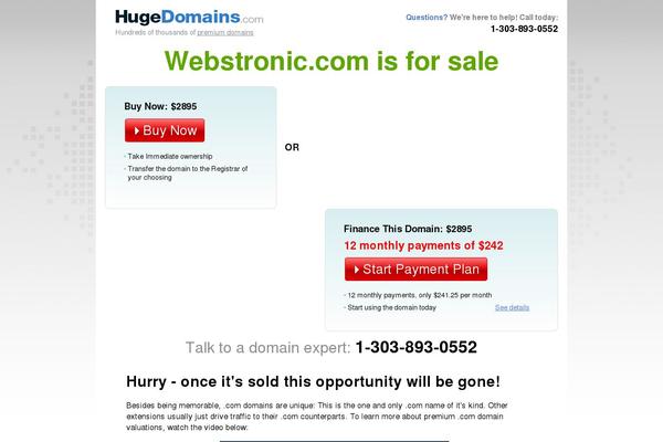webstronic.com site used Webstronic