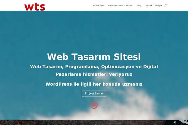 webtasarimsitesi.com site used Divi